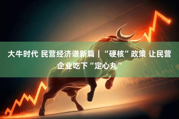 大牛时代 民营经济谱新篇｜“硬核”政策 让民营企业吃下“定心丸”