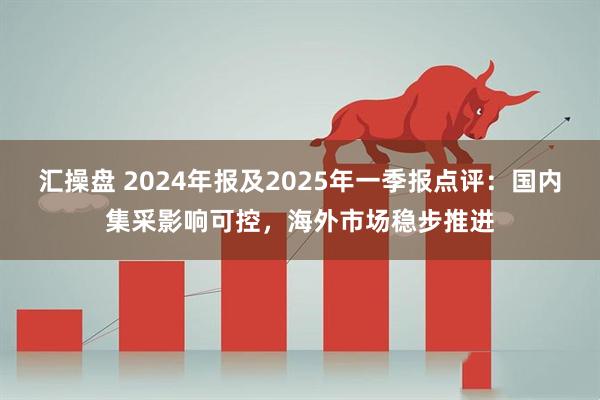 汇操盘 2024年报及2025年一季报点评：国内集采影响可控，海外市场稳步推进